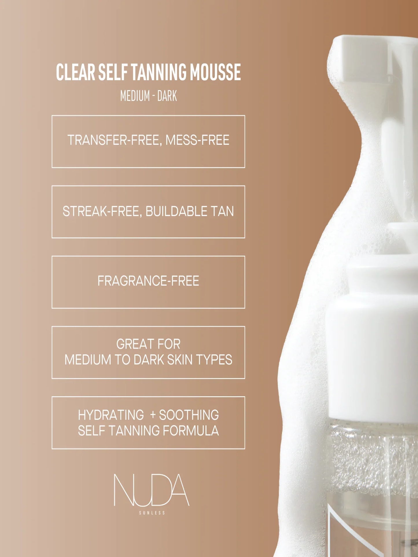CloudFoam Self Tanning Water Mousse