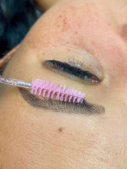 Nanoshading brows healed at six weeks, performed by Gia at GT LAB in Vero Beach, Florida