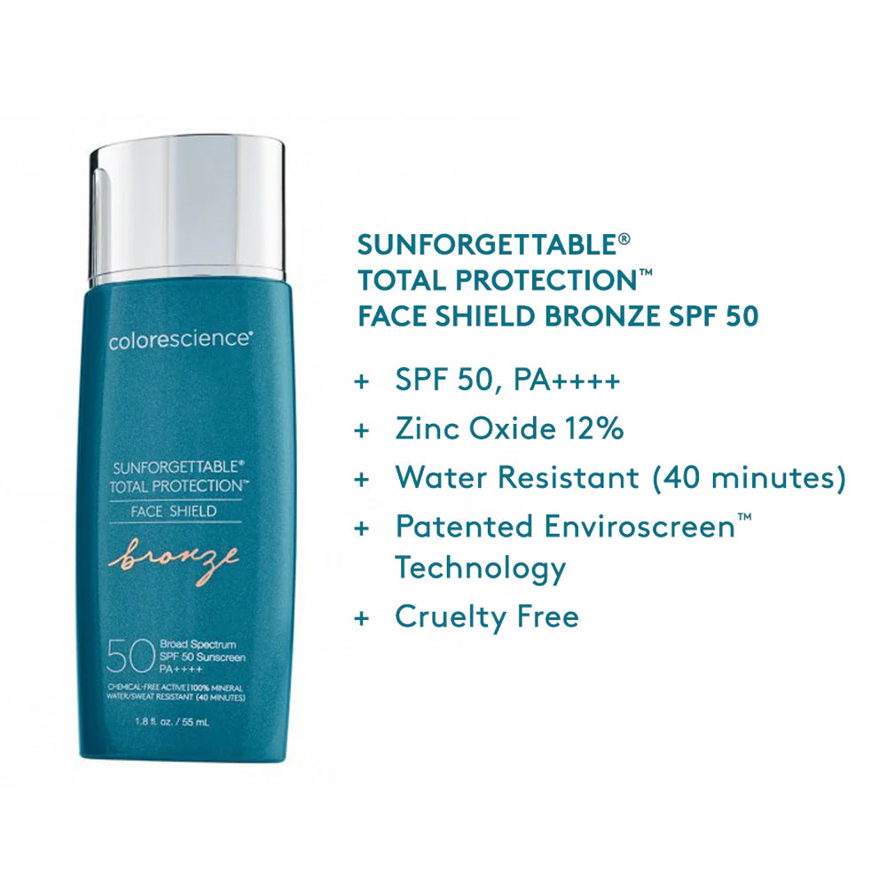 Sunforgettable® Total Protection® Face Shield - Bronze (SPF 50)