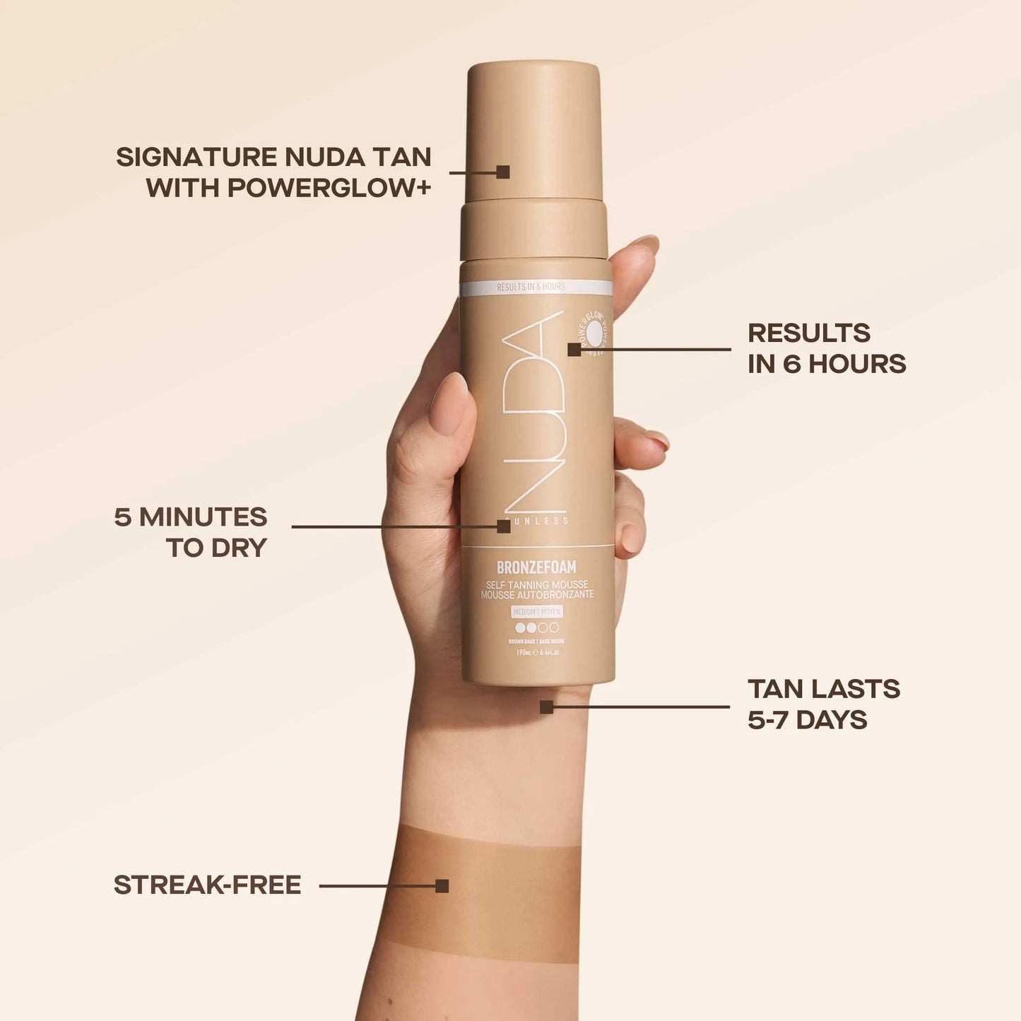 BronzeFoam Self-Tanning Mousse